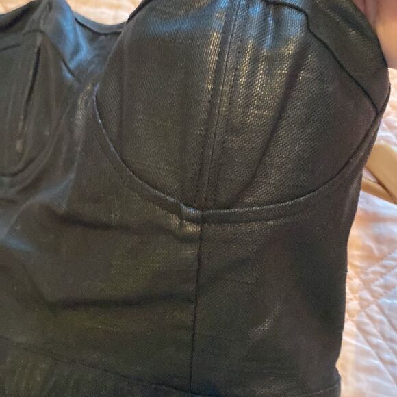 NWT Jenny Han Linen Waxed Dress(size XS) - Picture 9 of 10